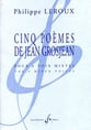 Five Poems of Jean Grosjean SSATBB Vocal Score cover